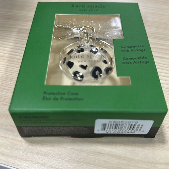 kate spade Air Tag Compatible Protective Case Clip on or Keyring - Picture 4 of 10